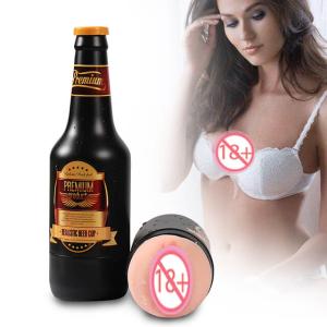 Âm đạo giả hình chai rượu Premium, đồ chơi tình dục nam thiết kế ngụy trang kín đáo, kích thước dài 23 cm, trọng lượng tham khảo 303 g, cấu tạo vỏ ABS và lõi silicone theo thông tin đăng bán, lựa chọn có rung hoặc không rung