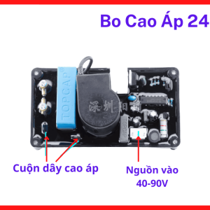 Bo Cao Áp 24 Máy Hàn Điện Tử, Mạch Kích Hỗ Trợ Khởi Động Hồ Quang Nhạy Và Ổn Định, Giúp Tối Ưu Dòng Điện Mồi, Hỗ Trợ Hạn Chế Tình Trạng Dính Que, Thiết Kế Nhỏ Gọn, Dễ Lắp Đặt Và Thay Thế Cho Nhiều Dòng Máy Hàn