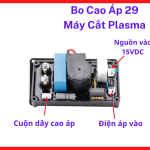 Bo Cao Áp 29 Máy Cắt Plasma, Phụ Kiện Thay Thế Hỗ Trợ Mồi Hồ Quang Mạnh Mẽ Và Ổn Định, Thiết Kế Bo Mạch Chắc Chắn Giúp Hạn Chế Rung Lắc Khi Máy Hoạt Động Cường Độ Cao, Phù Hợp Cho Công Trình Xây Dựng