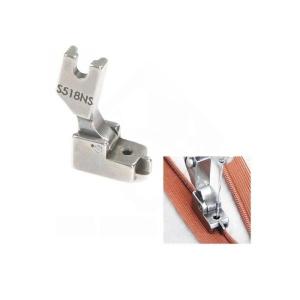 Chân Vịt S518NS SUSEI Tra Dây Kéo Giấu, Chân Vịt 1 Kim Dạng Hẹp Cho Máy May Công Nghiệp, Có Dẫn Hướng Giữa Giúp Căn Rãnh Khóa, Hỗ Trợ May Sát Khóa Kéo, Phù Hợp Gia Công Quần Áo Và Váy
