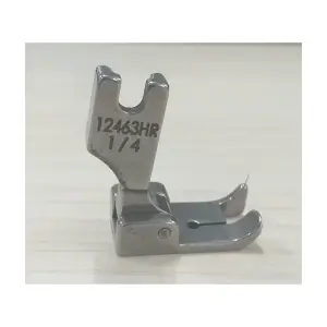 Chân Vịt 12463 HR 1/16 Cho Máy May Công Nghiệp, Chân Vịt Dẫn Hướng Mép Phải 1,6 mm, Thiết Kế Bản Lề Hỗ Trợ May Sát Biên, May Diễu Và Pespunt, Phù Hợp Máy May 1 Kim Mũi Thẳng