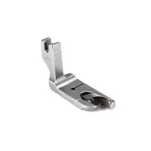 Chân vịt máy may 2 kim 1/2 phải, phụ kiện máy may công nghiệp cữ 12,7 mm, chân vịt bên phải hỗ trợ kiểm soát mép vải khi may, phù hợp thay thế linh kiện hao mòn trong xưởng may quần áo, đồng phục