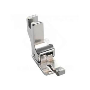 Chân vịt máy may CR3/32E mí phải, chân vịt bù phải 2,5 ly cho máy may công nghiệp 1 kim, thiết kế hỗ trợ căn mép vải khi may đường thẳng, phù hợp xưởng may, thợ sửa máy và phụ tùng ngành may