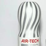 TENGA AIR-TECH cốc thủ dâm nam cao cấp Made in Japan, thiết kế công nghệ Air Cushion Chambers tăng khả năng điều chỉnh áp suất hút, lõi TPE đàn hồi, ba phiên bản Gentle Regular Strong, có thể tháo rời vệ sinh