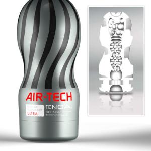 Cốc thủ dâm TENGA AIR-TECH ULTRA chính hãng Nhật Bản, thiết kế dạng cup tái sử dụng, cấu trúc khoang khí tạo áp suất hút, lỗ thông khí điều chỉnh cảm giác, lõi TPE mềm đàn hồi, phiên bản Ultra Size không rung