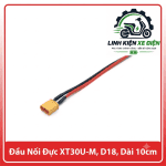 Đầu cắm XT30U-M đầu đực AMASS 18AWG dài 10cm, giắc XT30U 2PIN, đầu nối nguồn pin LiPo, dây silicone, phù hợp ESC, drone FPV, xe RC, robot, bộ điều khiển động cơ và thiết bị điện DC