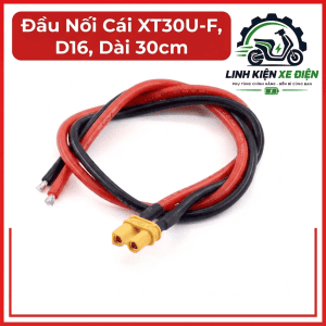 Đầu Nối Cái XT30U-F D16 Dài 10cm, Cáp XT30U 16AWG 2 Pin, Dây Nguồn Cho Pin LiPo Và ESC, Phù Hợp Drone FPV, Xe Điều Khiển RC, Máy Bay Mô Hình, Robot, Mạch Điều Khiển Và Các Dự Án Điện Tử DIY Cần Đầu Nối Nhỏ Gọn