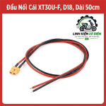 Đầu Nối Pin XT30U-F Cái D18 Dài 50cm, Jack XT30U Female 2 Pin, Dây 18AWG, Đầu Cắm Nguồn DC, Kết Nối Pin Lithium, Phụ Kiện Drone FPV, RC, ESC, Xe Điều Khiển Và Bộ Dây Điện Tử