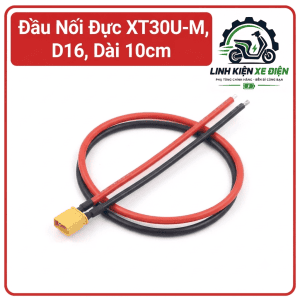 Đầu Nối Đực XT30U-M D16 Dài 10cm, Dây XT30U 16AWG 2 Pin AMASS, Cáp Nguồn Cho Pin LiPo, ESC, Drone FPV, Xe Điều Khiển RC, Máy Bay Mô Hình, Robot Và Mạch Điện Tử, Thiết Kế Nhỏ Gọn Cho Lắp Ráp, Sửa Chữa