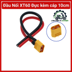 Đầu XT60 đực kèm dây 10cm, đầu nối nguồn XT60 male, dây pigtail XT60, cáp kết nối pin LiPo với ESC, đầu nối drone FPV, xe điều khiển RC, robot và thiết bị điện DC, giải pháp thay dây nguồn ngắn