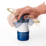 TENGA Premium Rolling Head CUP mã TOC-203PT, cốc thư giãn nam với cơ chế đầu lăn chuyển động linh hoạt, thiết kế nhỏ gọn, chất liệu TPE và vỏ PE, gel bôi trơn có sẵn, sử dụng một lần theo hướng dẫn của hãng