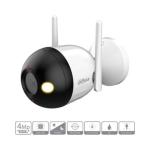 THEO DÕI THÔNG MINH, Dahua DH F4C PV LED 4MP camera wifi tích hợp ánh sáng kép, phát hiện người chính xác, báo động còi + đèn, ghi hình màu ban đêm, hỗ trợ micro SD up to 256GB