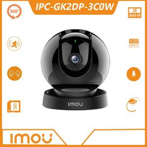 GIÁM SÁT 360° cùng Imou Rex 2D 3MP IPC-GK2DP-3C0W, Xoay toàn cảnh, Cảnh báo đột nhập, Đàm thoại hai chiều, Hồng ngoại 10 m, Chế độ riêng tư vật lý, Kết nối WiFi 2.4 GHz hoặc RJ45