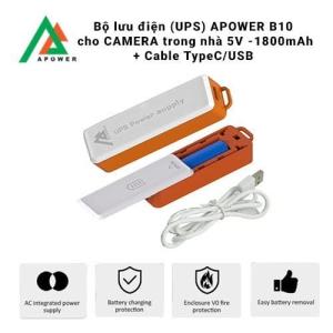 APOWER B10 Backup Power, Giữ Camera Ghi Hình Ngay Cả Khi Mất Điện, Giải Pháp An Ninh Hoàn Hảo