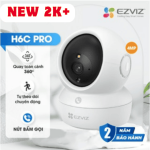 Ezviz CS-H6C-Pro 4.0MP, Camera Wifi Trong Nhà, Gọi Video, Theo Dõi & Quay Quét Thông Minh, Hình Ảnh Màu Ban Đêm