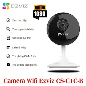 Camera IP WiFi EZVIZ C1C, Đàm Thoại Hai Chiều, Hỗ Trợ Thẻ Nhớ 128GB, Hồng Ngoại Siêu Rõ, Thiết Kế Gọn Gàng