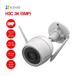 EZVIZ H3C 3K 5MP CS-H3C-R100-1J5WKFL, Camera Wifi Ngoài Trời IP67, Giám Sát Ban Ngày & Đêm Hồng Ngoại 30m, Cảnh Báo Thông Minh Vật Nuôi – Phù Hợp Cho Camera Gia Đình, Cửa Hàng