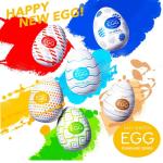 Cốc thủ dâm TENGA EGG cho nam giới trưởng thành, thiết kế nhỏ gọn dạng quả trứng, ống lót TPE co giãn linh hoạt, kết cấu bên trong theo từng mẫu, sử dụng thủ công không cần điện, sản phẩm dùng một lần